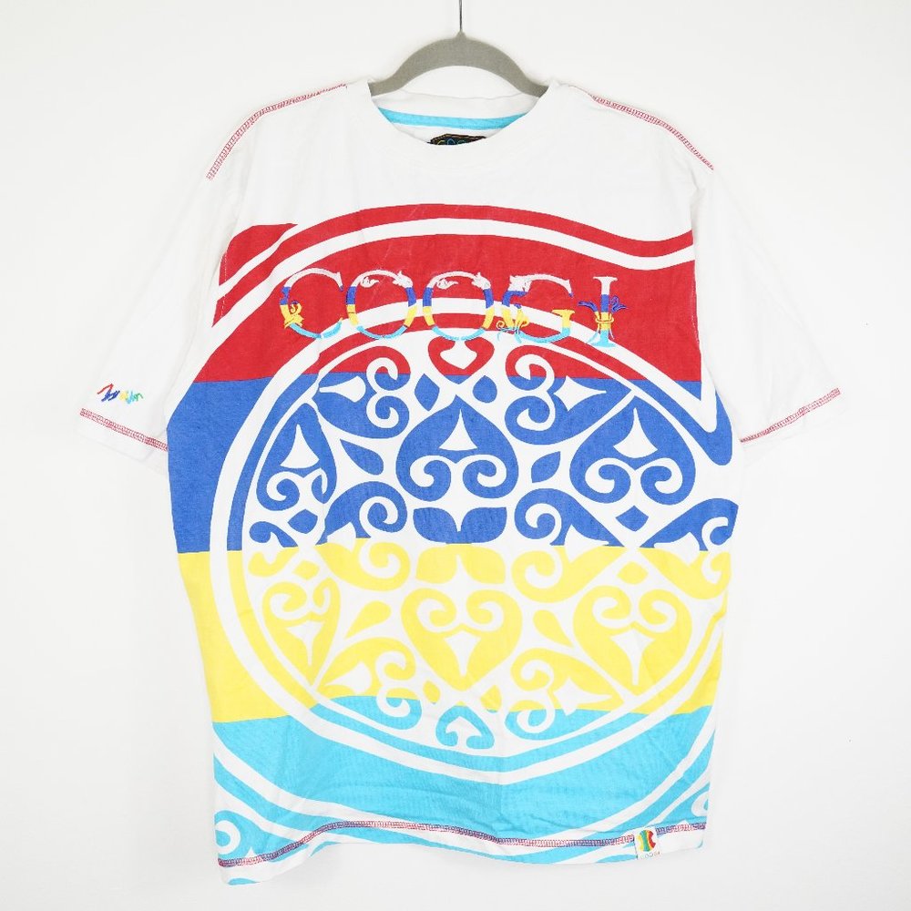 Vintage 90's Coogi Mens Graphic Tee shirt Size Large